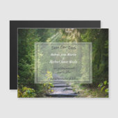 Bosland bomen op maat save our date (Voorkant / Achterkant)