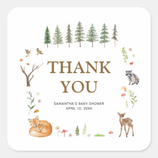 Bosland bos boho baby shower sticker