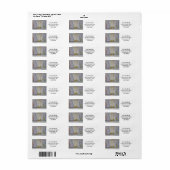 Bosland bos watercolor verzendlabels etiket (Full Sheet)