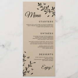 Bosland Charme Trouwdiner Menu