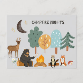 Bosland Dieren Campfire Nights Briefkaart
