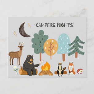Bosland Dieren Campfire Nights Briefkaart