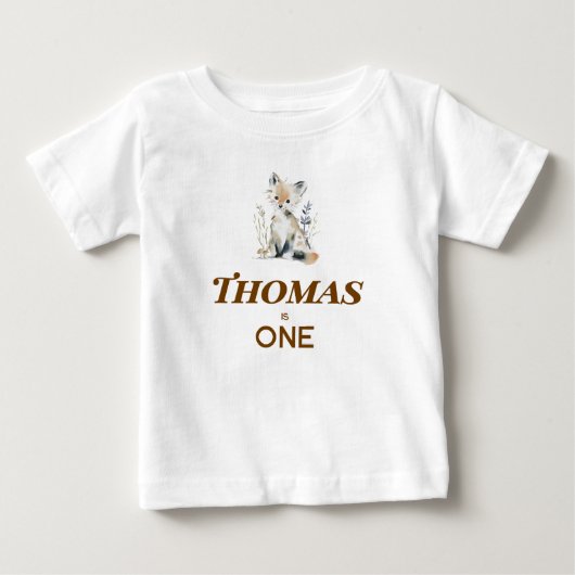 Bosland Eerste Verjaardag Shirt (Voorkant)