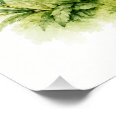 Bosland egel wandkunst natuur poster (Hoek)