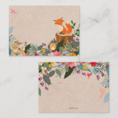 Bosland Fairy Blank Table Seat Flat Card Plaatskaartje (Voorkant / Achterkant)