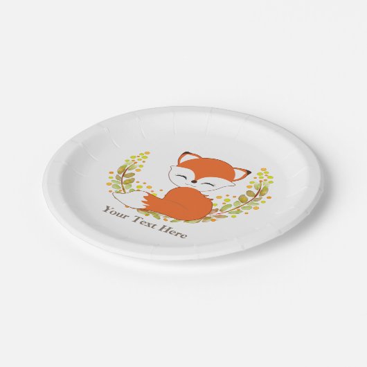 Bosland Fox Paper Bord Birthday Party Theme (Gekanteld)