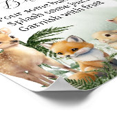 Bosland Greenery momosa bar Baby shower Poster (Hoek)