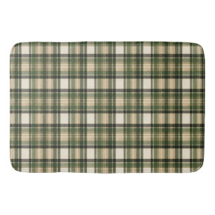 Bosland Groen Tartan Schotse Ruit Plaid Badmat