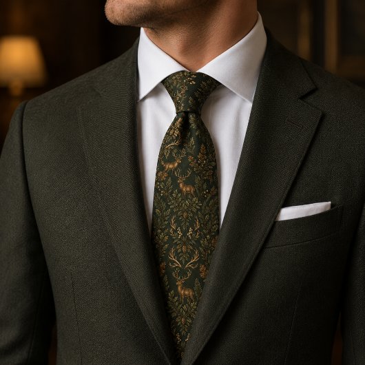Bosland Hert Bos Luxe Stropdas
