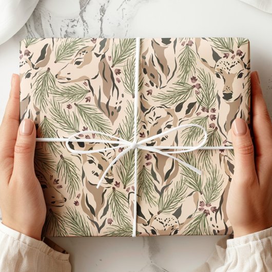 Bosland Herten Bos Cadeaupapier