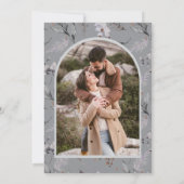 Bosland Herten Foto Bruiloft Save The Date (Achterkant)