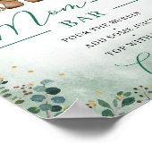 Bosland momosa bar sign animals Baby shower Poster (Hoek)