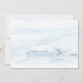 Bosland,Slingerlichten, Aquarel RSVP Kaart (Achterkant)