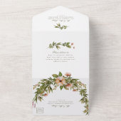 Bosland Tuin Trouwdag All In One Uitnodiging (Buitenkant)