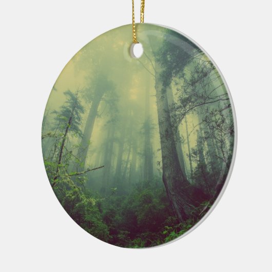 Bosland van onder keramisch ornament (Links)