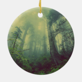 Bosland van onder keramisch ornament