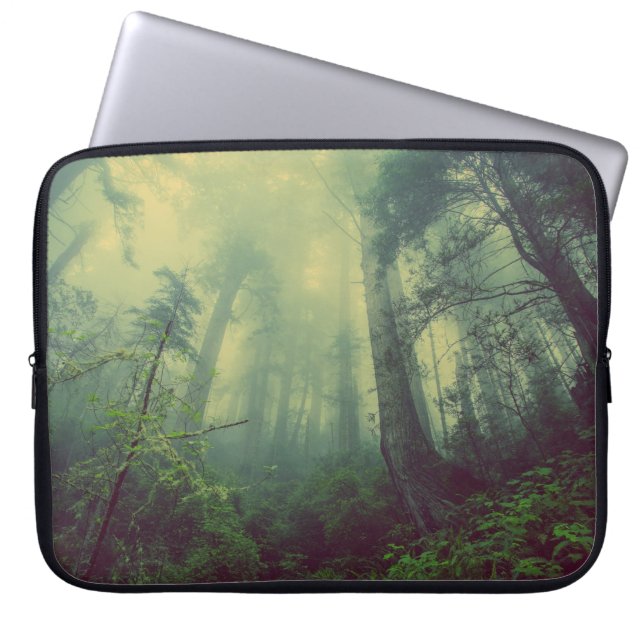 Bosland van onder laptop sleeve (Voorkant)