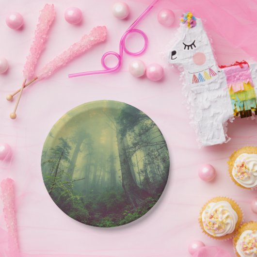 Bosland van onder papieren bordje (Feest)