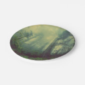 Bosland van onder papieren bordje (Gekanteld)