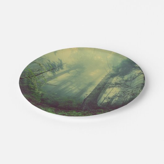 Bosland van onder papieren bordje (Gekanteld)