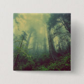 Bosland van onder vierkante button 5,1 cm (Voorkant)