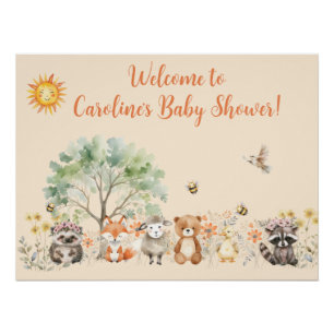 Bosland Wildlife Bleekroze Baby Shower   Perfect Poster
