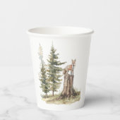 boslanddieren | Fox Baby shower Papieren Bekers (Achterkant)