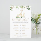 Boslanddieren zouden ze liever Baby showers spelen (Staand voorkant)