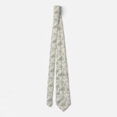 Boslandherten Winter Toile Patroon Stropdas (Achterkant)