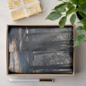 Boslandschap 23-deklaag tissuepapier (Geschenk)