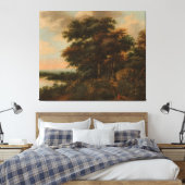 Boslandschap, Anthonie Waterloo, 1640 - 1690 Canvas Afdruk (Insitu (Slaapkamer))