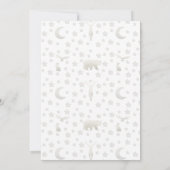 Boslandschap baby shower uitnodiging (Achterkant)