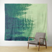 Boslandschap bos muurschildering | Wand Wandkleed (In Situ (horizontaal))