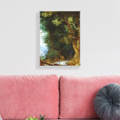 Boslandschap Canvas Afdruk (Insitu (Woonkamer))