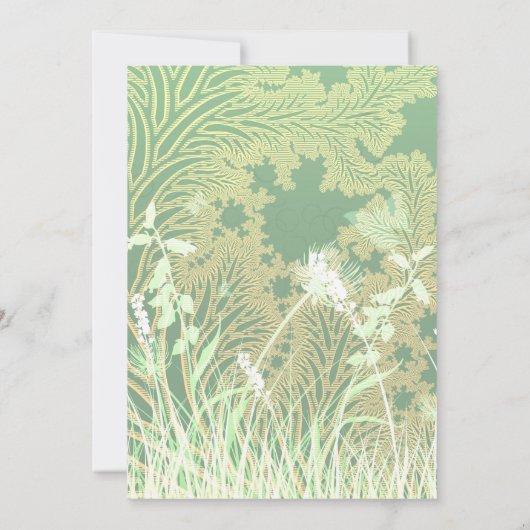 Boslandschap Kaart (Achterkant)