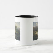 Boslandschap met waterval mok (Midden)