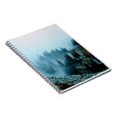 boslandschap, natuur, alpen, bosbomen, notitieboek (Rechterzijde)