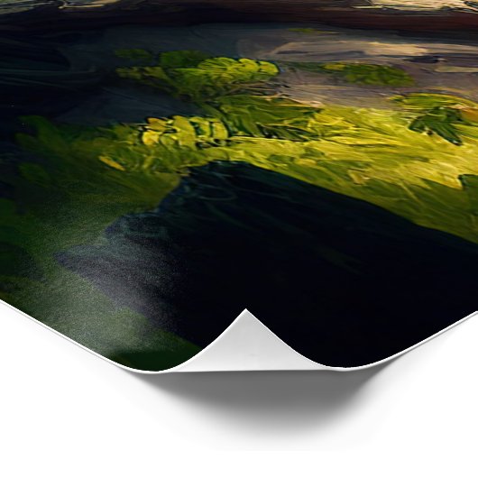 Boslandschap Perfect Poster (Hoek)