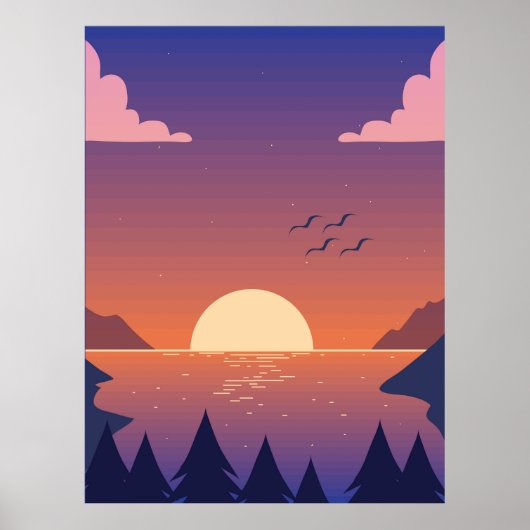 Boslandschappen Poster (Voorkant)