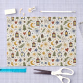 Boslantaarn Winter Folks Patroon Tissuepapier (Craft)