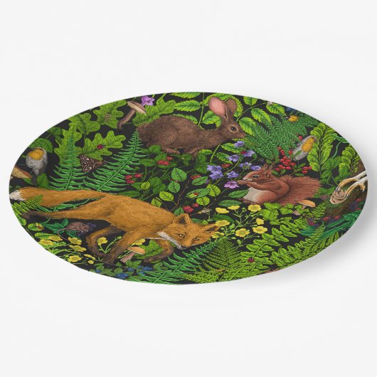 Bosleven Papieren Bordje (Gekanteld)