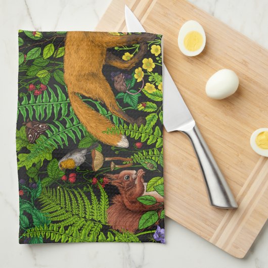 Bosleven Theedoek (Quarter Fold)