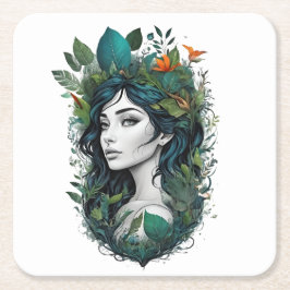 boslied kartonnen onderzetters