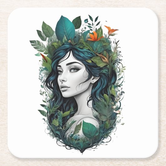 boslied kartonnen onderzetters (Voorkant)