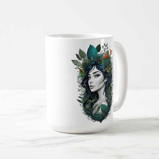 boslied koffiemok (Voorkant rechts)