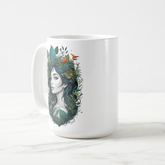 boslied koffiemok (Voorkant links)