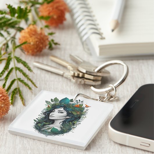 boslied sleutelhanger (Voorkant Rechts)