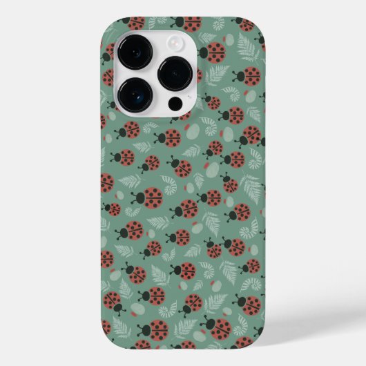 Boslieveheersbeestjes groene achtergrond Case-Mate iPhone case (Achterkant)
