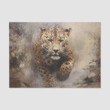 Bosluipaard Decoupage Tissuepapier