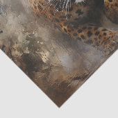 Bosluipaard Decoupage Tissuepapier (Detail)